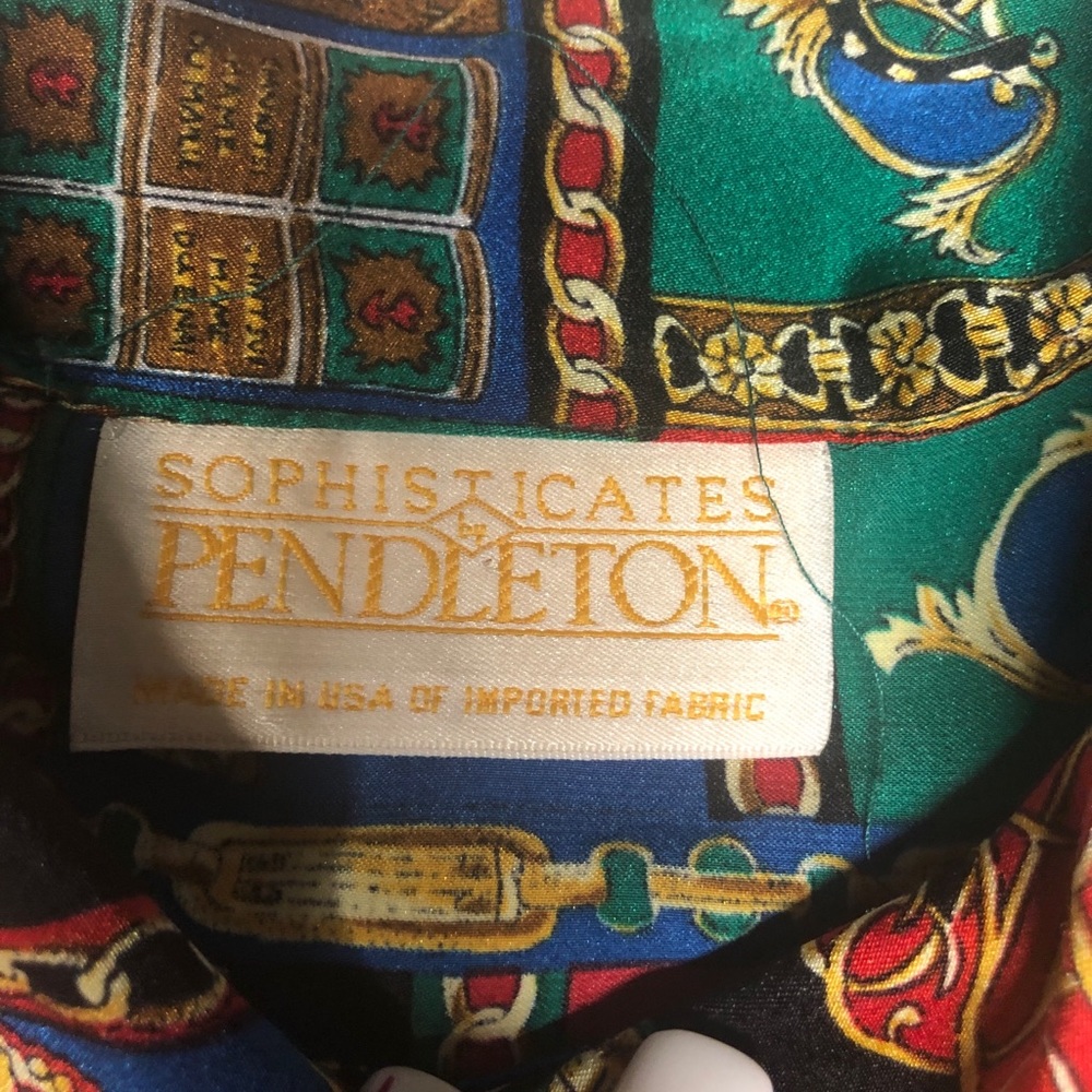 Sophisticates By Pendleton Plus Designer Button U… - image 3